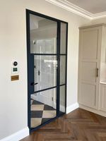 Ventanas Fijas de Acero Estilo Industrial para el Mercado Estadounidense, para Divisiones de Oficina