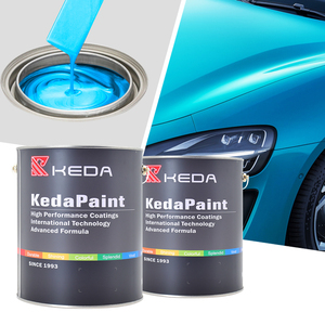Peinture de finition automobile Keda 2K couleur unie séchage rapide pour réparation de carrosserie - Product Image 3