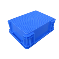 X343 370*278*124mm conteneurs en plastique durables empilables caisse de stockage logistique étanche léger recyclable boîte de chiffre d'affaires pour