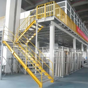 Nhà Máy Tùy Chỉnh Thép Nhiệm Vụ Nặng Nề Kho Lưu Trữ Đa Cấp Văn Phòng Nền Tảng Tầng Lửng Giá Hệ Thống - Product Image 4