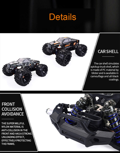 2023 ZD Racing <span class=keywords><strong>MT8</strong></span> Pirates3 RC Voiture 2.4G 1/8 4WD Brushless Grande Taille 90 KM/H Vitesse Rapide Voiture Alliage RC Électrique Monster Trucks Cadeaux - Product Image 6