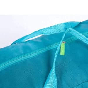 Promotional Cheap Large Capacity Durable Waterproof Nylon Folding Storage Travel Bag Foldable Duffel Bag MOQ 100 - Product Image 5