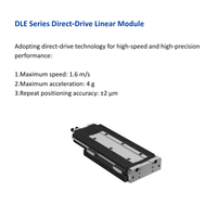 Plataforma Lineal Compacta de Accionamiento Directo con Motor, Velocidad de 1.6m/s, Repetibilidad de ±2um para Estación de Sonda de Semiconductores, Inspección de Obleas e IC