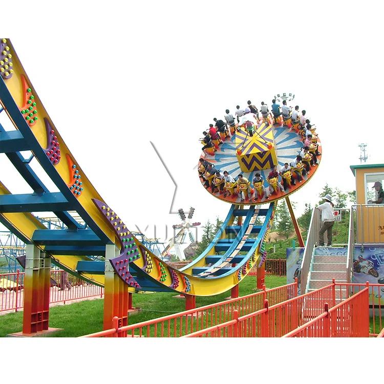 Thrilling Flying Saucer Disk UFO Rides - Funfair Attractions