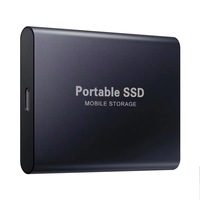 Unidad de Estado Sólido Negra, SATA USB 3.0, hasta 1 TB, 2 TB, 4 TB, 8 TB, Disco Duro Externo PSSD para Computadora Portátil