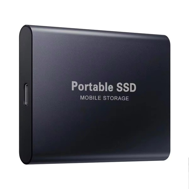 Black Solid State Drive Sata Usb3.0 up to 1TB 2TB 4TB 8TB External Hard Drive Disk PSSD for Laptop PC