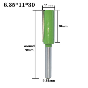 Cortador Recto de 18 mm de Ancho, 25 mm de Largo y 6,35 mm de Vástago para Máquinas Herramienta de Carpintería - Product Image 3