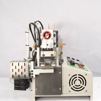 Machine de découpe automatique de sangles de 65-1000 mm avec couteau chauffant pour la découpe de rubans, de bandes et de sangles Velcro, et le pliage des bords GRW-100Z
