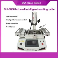 Station de Retravaillage BGA DH-5880 d'Usine, Machine à Souder à Air Chaud 3 Zones avec Écran Tactile, Outils de Soudage Automatiques 5500W, Nouveau Modèle en Acier