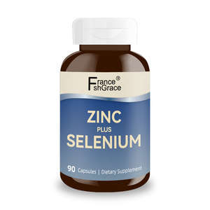 Complément alimentaire Nutraceutical Zinc Plus Sélénium, fabricant, santé immunitaire et antioxydant, 90 capsules de Zinc Plus Sélénium - Product Image 1