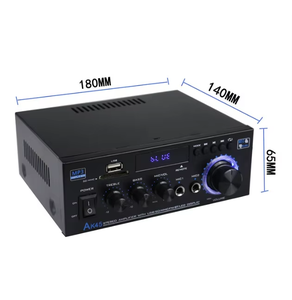 Mini Amplificatore Digitale AK45 BT 5.5, Potenza 300WX2, Canale di Uscita 2.0, Max 400W Subwoofer, Ricevitore Audio Stereo Hi-Fi - Product Image 3