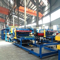Ligne de production de machines de formage à froid de panneaux sandwich EPS contrôlées par PLC Xinnuo avec pompe de 30 kW