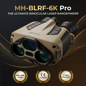 Telémetro Láser Binocular MHNV BLRF-6K Pro de 6 km, Medidor de Distancia Seguro para los Ojos de 6000 m con Brújula, Medición de Ángulo y Altura - Product Image 3