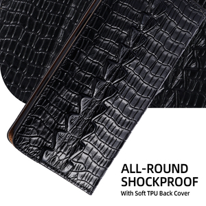Étui à rabat en cuir véritable de qualité supérieure, housse antichoc pour <span class=keywords><strong>Samsung</strong></span> <span class=keywords><strong>Galaxy</strong></span> A55 A54 A35 A25 A15 A05s A24 A34 A14 A06 A53 A33 A23 - Product Image 5