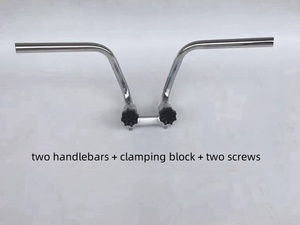 Guidons de moto universels, guidons séparés adaptés aux pièces Honda CT50, CT70, ST50 et ST70 - Product Image 2