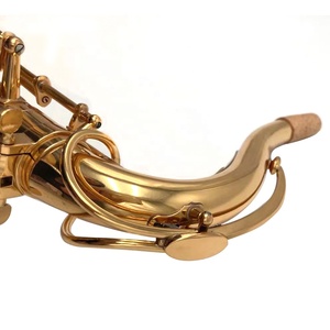 Saxophone ténor en laiton jaune laqué or, fabrication OEM - Product Image 5