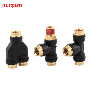Raccords de frein ALITAIR en laiton, raccords rapides pour tuyaux, pour camion, remorque, raccords DOT, <span class=keywords><strong>suspension</strong></span> pneumatique - Product Image 2