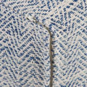 DB Nate Pouf carré mélangé à motifs denim tabouret extensible pour entrée extérieure chambre entrepôt bébés enfants sièges et rangement - Product Image 2