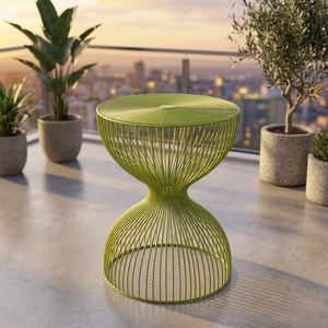 Tabouret en fil de fer thermolaqué - Product Image 4