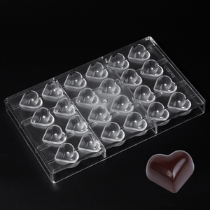 Khuyến mãi nóng! Khuôn làm sôcôla polycarbonate độc đáo, tùy chỉnh hình tròn, hình trái tim, làm đá viên, kẹo, bánh - Product Image 3