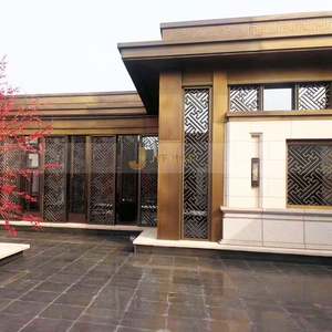 Panel de Separación Móvil de Acero Inoxidable con Corte Láser LL286, Diseño Contemporáneo, para Interiores de Restaurantes y Hoteles, Impermeable - Product Image 5