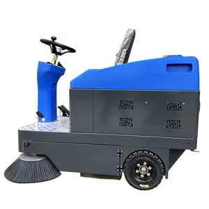 Electric Ride On Road Cleaning Sweeping Machine with Side Brushes