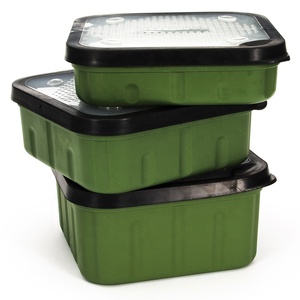 3 Kích Thước Xanh + Đen Quảng Trường Khóa Câu Cá <span class=keywords><strong>Maggot</strong></span> Mồi Hộp Cho Cá Chép Và Khóa Học Câu Cá - Product Image 5