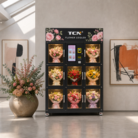 Distributeur automatique de bouquets de fleurs fraîches TCN pour les boutiques, les centres commerciaux, la vente en Europe, les entreprises OEM