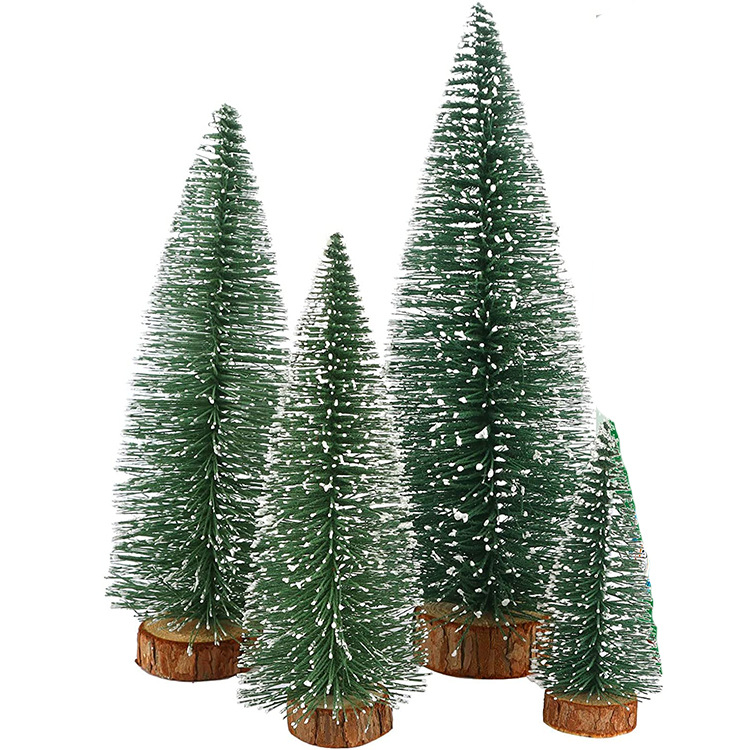 Sapin de Noël de table PE pin et baies rouges pour la décoration de vacances Mini arbre de Noël artificiel en gros