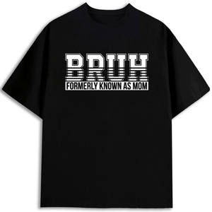 Camiseta Brh anteriormente conocida como Mom para hombre, 100% algodón, corte regular, manga corta, estampada, hecha en EE. UU. - Product Image 1