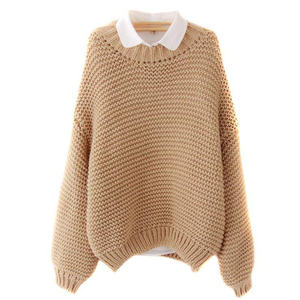 <span class=keywords><strong>Pull</strong></span> <span class=keywords><strong>en</strong></span> <span class=keywords><strong>laine</strong></span> mérinol 100% <span class=keywords><strong>en</strong></span> tricot super épais <span class=keywords><strong>fait</strong></span> à la <span class=keywords><strong>main</strong></span> - Product Image 1