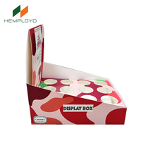 Boîte de présentation personnalisée PreTube Roll Display Box Pop-Top, étui de vente au détail avec carton et sac en Mylar, présentoirs de comptoir pour la vente au détail