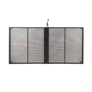 Advertising Led Transparent Film Screen On Glass P3.91-7.82 Transparent Led Screen