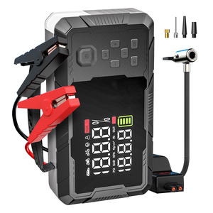 Démarreur de voiture 4 en 1 avec pompe à air, batterie portable 16000 mAh et gonflage rapide des pneus avec cylindre de 22 mm - Product Image 1
