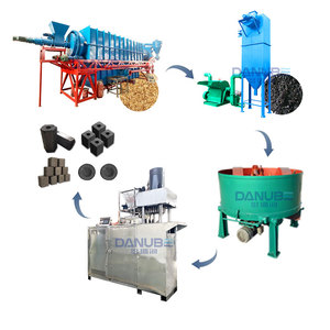 Máy chuyển đổi mùn cưa thành than/ than bánh, dây chuyền sản xuất than mùn cưa hoàn chỉnh để sản xuất than với hiệu quả - Product Image 1