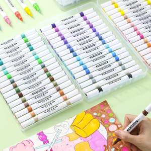 Enfants Art Set Soft Tip Crayons aquarelle <span class=keywords><strong>lavables</strong></span> Séchage rapide Crayons de couleur à base d'eau <span class=keywords><strong>Marqueurs</strong></span> - Product Image 6