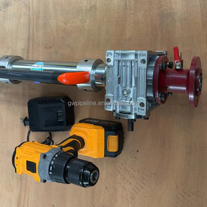 1/2 '', 3/4'', 1 '', 1-1/4'', 1-1/2 '', 2'' Neues Design DHT50 Modell Akku-Heiß gewindes chneid maschine - Product Image 5