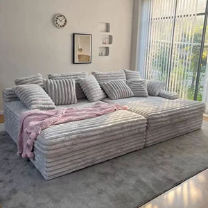 Populaire Canapé-Lit Aspiré Moderne Tissu Doux Canapé-Lit Compressé Mousse Haut de Gamme Canapé Compressé Nuage Canapés de Salon Nuage - Product Image 1