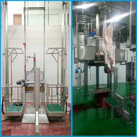 Élévateur de déchiquetage de carcasses de bétail à haute productivité, équipé d'un moteur et de roulements en acier inoxydable, à haute efficacité
