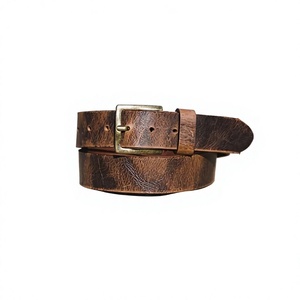 Comprar Online Cinturón Vintage para Mujer con Hebilla de Pin, Liso o Estampado, de Cuero de Búfalo, Cuadrado, de Acero, Impermeable, Duradero, Ecológico, al por Mayor - Product Image 5