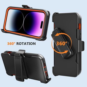 Étui Defender Pro étuis de téléphone portable <span class=keywords><strong>pour</strong></span> <span class=keywords><strong>iPhone</strong></span> 17 16 15 14 13 12 11 Pro Max XR XS 8P 7P 6P Clip de <span class=keywords><strong>ceinture</strong></span> robuste housse antichoc - Product Image 3