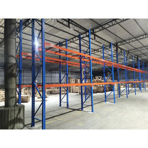 כבד פלדה מזרן מערכת מירוצים | מחסן תעשייתי מחסן מסחרי מתלה מדפי קרן מתכווננת מדפים מערכות מיגון - Product Image 1