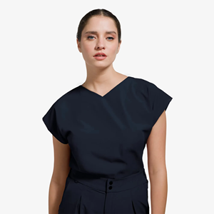 Conjunto de Uniforme Médico <span class=keywords><strong>para</strong></span> Enfermeras y Doctoras, Talla XL, con Logotipo Personalizado, Transpirable, de Spandex, Blusa de Jersey, Bata de Laboratorio, Uniformes de Hospital, Tallas Grandes, OEM - Product Image 1