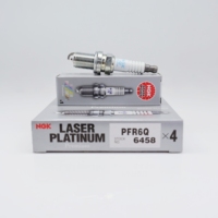 Bougie d'allumage double platine NGK PFR6Q/6458 d'origine, pièce d'origine OE 101000063AA/101000063AB
