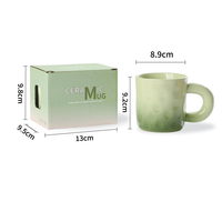 Tasse à café en céramique gaufrée personnalisée avec relief en relief pour les boutiques des zones touristiques, les souvenirs de voyage et les collections de cadeaux