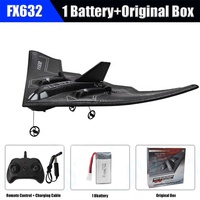 Avion télécommandé FX632 B2 Bomber RC, contrôle sans fil 2,4 GHz, jouets miniatures, planeur RC 2CH pour enfants, cadeaux