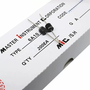 Diodo Rectificador 6A10 de Master Instrument Corporation, 6A 1000V, Tipo Único de Montaje Pasante - Product Image 1