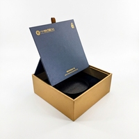 Custom Logo Eco-Friendly Book Shaped Magnetic Flip Rigid Paper Gift Packaging Box with Matt Lamination UV Coating Modern Design