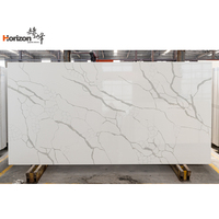Batu Kuarsa Calacatta Gold Harga Bagus untuk Dapur dan Meja Dapur Batu Kuarsa White Galaxy