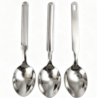 Lot de Couverts de Luxe Durables en Acier Inoxydable Poli Miroir, Écologiques et Lavables au Lave-Vaisselle, pour le Moyen-Orient